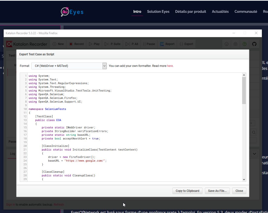 Screenshot