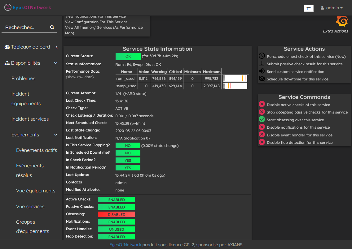 EONFlatDark vue Service